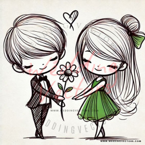 love wedding vectors 7017