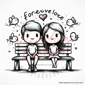 love wedding vectors 7040