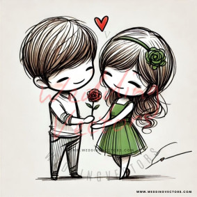 love wedding vectors 7041