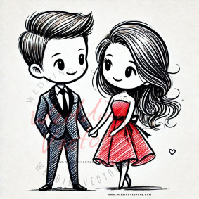 love wedding vectors 7052