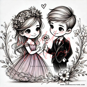 love wedding vectors 7053