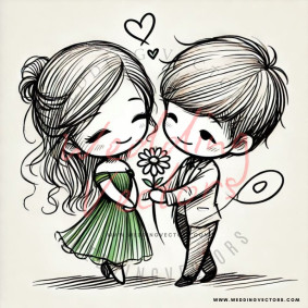 love wedding vectors 7056