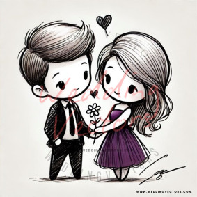 love wedding vectors 7110