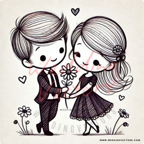 love wedding vectors 7113