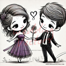 love wedding vectors 7118