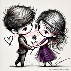 love wedding vectors 7121