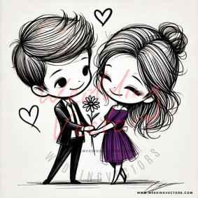 love wedding vectors 7123