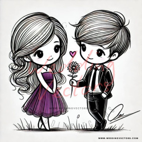 love wedding vectors 7132