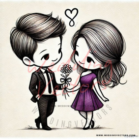 love wedding vectors 7134