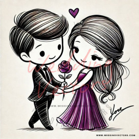 love wedding vectors 7137