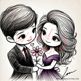 love wedding vectors 7138