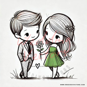 love wedding vectors 7140