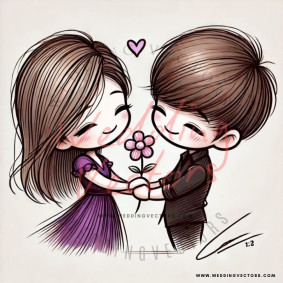 love wedding vectors 7141