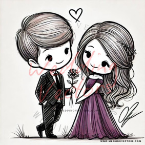 love wedding vectors 7142