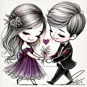 love wedding vectors 7144