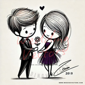 love wedding vectors 7148