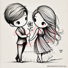 love wedding vectors 7150