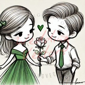 love wedding vectors 7152