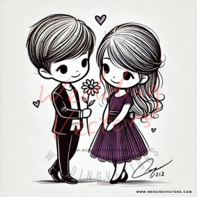 love wedding vectors 7159