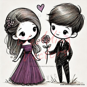 love wedding vectors 7162