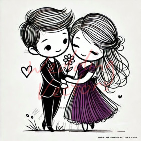 love wedding vectors 7165
