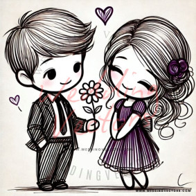 love wedding vectors 7166