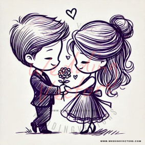 love wedding vectors 7167