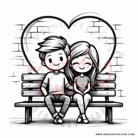 love wedding vectors 7178