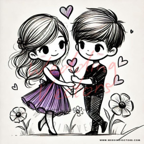 love wedding vectors 7183