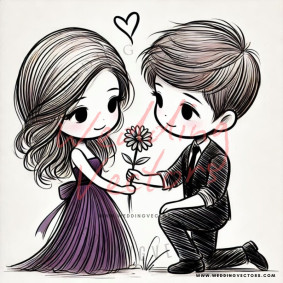 love wedding vectors 7186