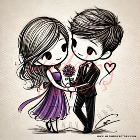 love wedding vectors 7188