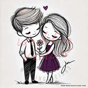 love wedding vectors 7192