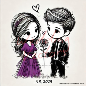 love wedding vectors 7201