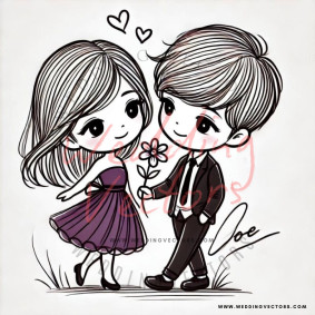 love wedding vectors 7204