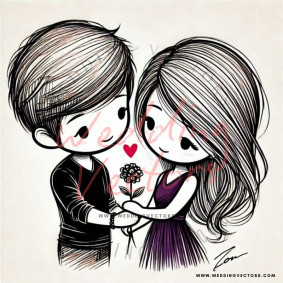 love wedding vectors 7212