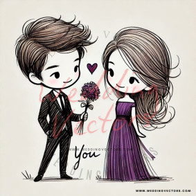 love wedding vectors 7216