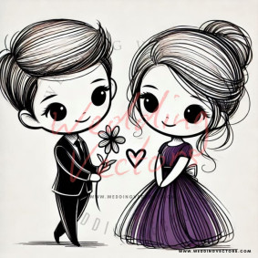 love wedding vectors 7218
