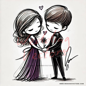 love wedding vectors 7220