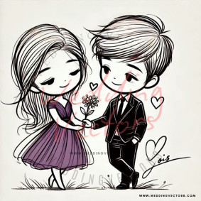 love wedding vectors 7223