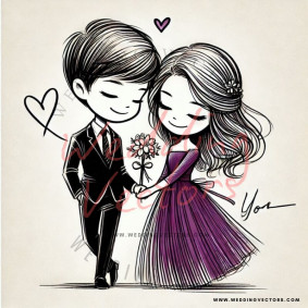 love wedding vectors 7230