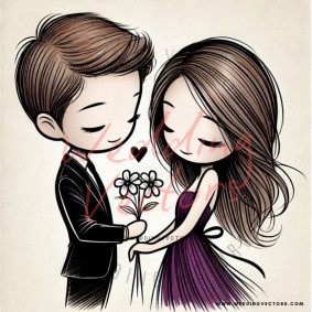 love wedding vectors 7231