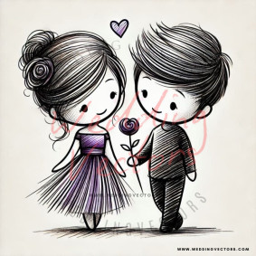 love wedding vectors 7234