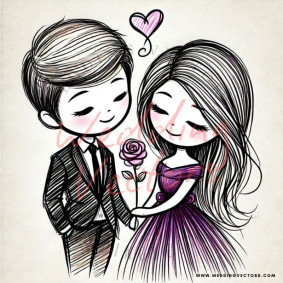 love wedding vectors 7235