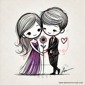 love wedding vectors 7236