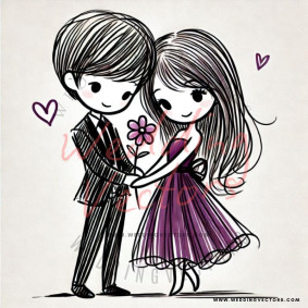 love wedding vectors 7237