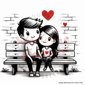 love wedding vectors 7238