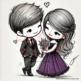 love wedding vectors 7240
