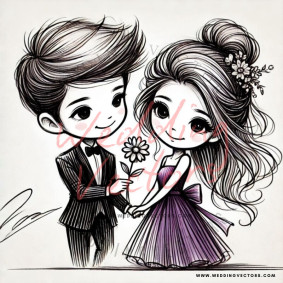 love wedding vectors 7241