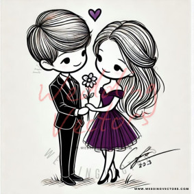 love wedding vectors 7244