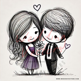 love wedding vectors 7246